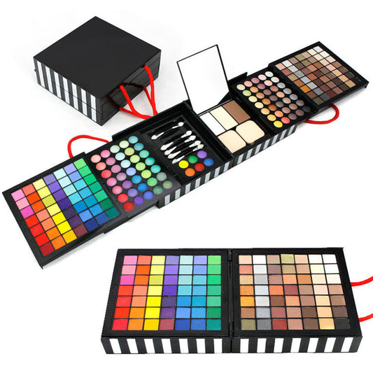 A Foreign Trade On Behalf Of Explosion Deluxe 177 Color Eye Shadow Bronzing Plate Combination Makeup Set White Optional