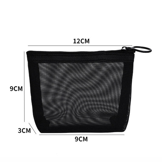 Mesh Cosmetic Bag Storage High-grade Transparent