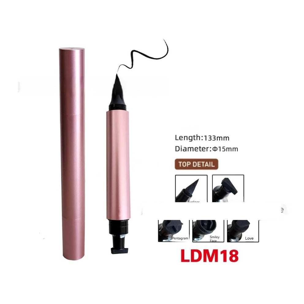 Neutral Logo-free Seal Liquid Eyeliner Face Stars Heart Picture