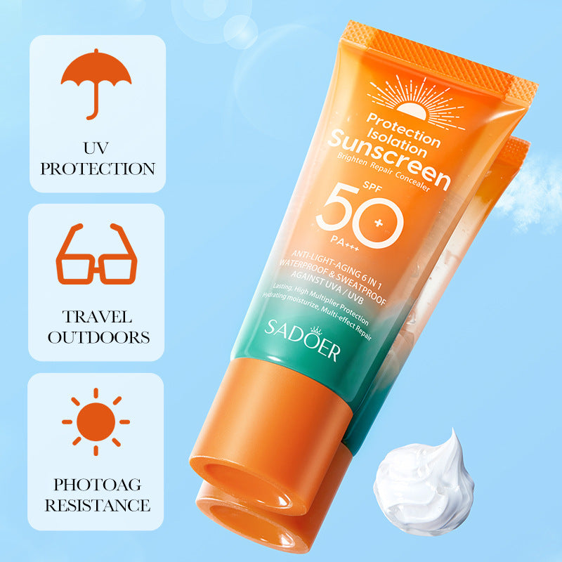Double Tube Multi-Effect Repair Isolation Sunscreen
