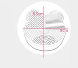 Makeup brush cleaning box