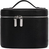 Elastic Band Leather Cosmetic Bag Large Capacity