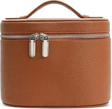 Elastic Band Leather Cosmetic Bag Large Capacity