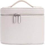 Elastic Band Leather Cosmetic Bag Large Capacity