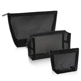 Mesh Cosmetic Bag Storage High-grade Transparent