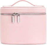 Elastic Band Leather Cosmetic Bag Large Capacity