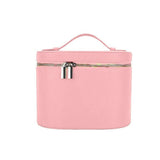 Elastic Band Leather Cosmetic Bag Large Capacity